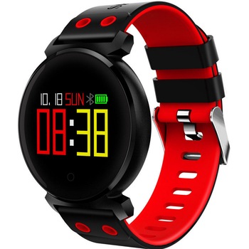 Ceas Smartwatch si Bratara Fitness Kinetic 2 2018 , Cu Monitorizare Puls ,Pasi , Calorii , Notificare Mesaje , IP68 Waterproof , Culoare : Negru-Rosu Ceas Smartwatch si Bratara Fitness Kinetic 2 2018 , Cu Monitorizare Puls ,Pasi , Calorii , Notificare Mesaje , IP68 Waterproof , Culoare : Negru-Rosu
