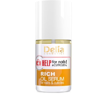 Ser imbogatit cu uleiuri pentru unghii si cuticule, Delia Cosmetics, 11ml Ser imbogatit cu uleiuri pentru unghii si cuticule, Delia Cosmetics, 11ml