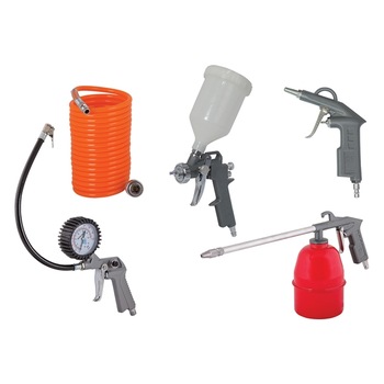 Set accesorii compresor Raider RD-AT02, 5 piese Set accesorii compresor Raider RD-AT02, 5 piese