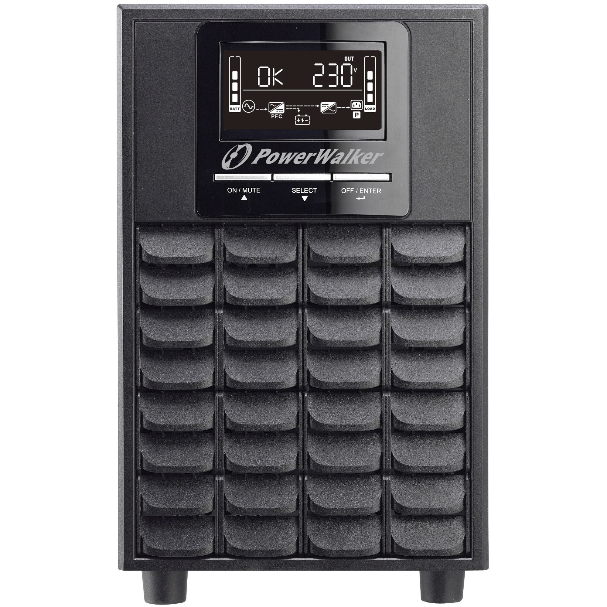 UPS on-line 1500VA/1500W 3x12V/9Ah Powerwalker