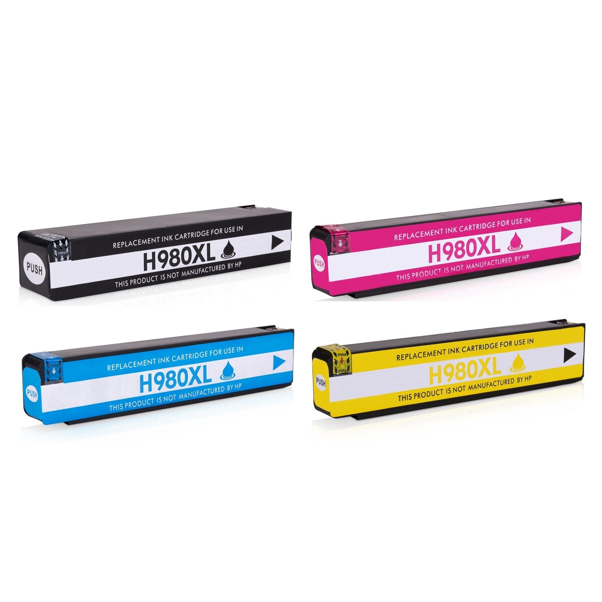 Set 4 Cartuse Compatibile HP980XLBK/C/M/Y Pentru HP OfficeJet Enterprise Color X555dn / Officejet Enterprise Color X555xh / OfficeJet Enterprise Color X585f / OfficeJet Enterprise Color X585dn / OfficeJet Enterprise Color X585z