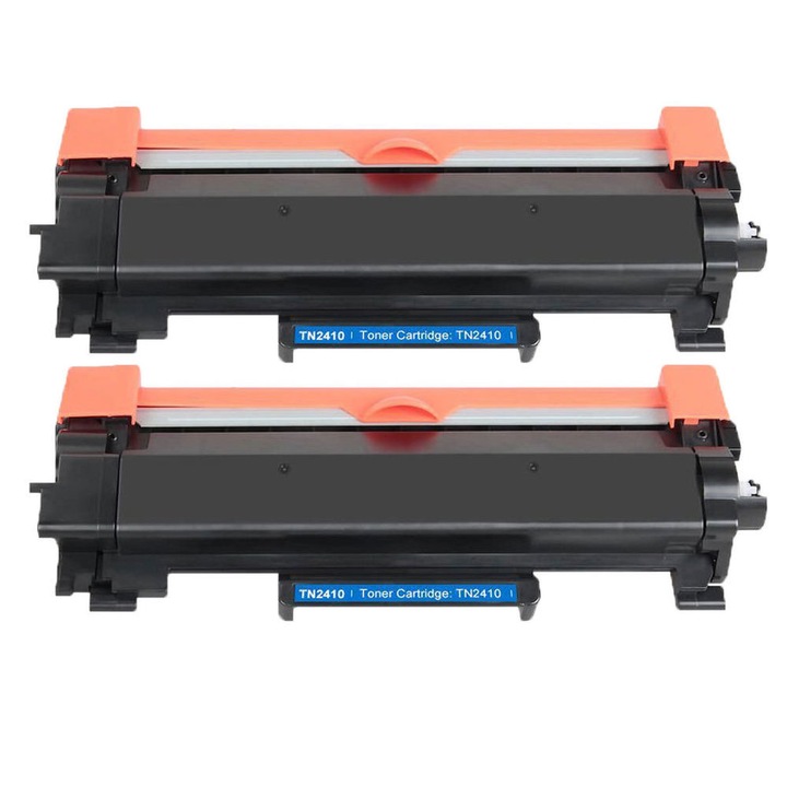 Set 2 Cartuse toner TN2410/2420 CU CHIP Compatibile cu Brother HL-L2310D/L2350DN/L2370DN/L2375DW, DCP-L2510D/L2530DW/L2550DN, MFC-L2710DN/L2730DW/L2750DW-3000Pagini