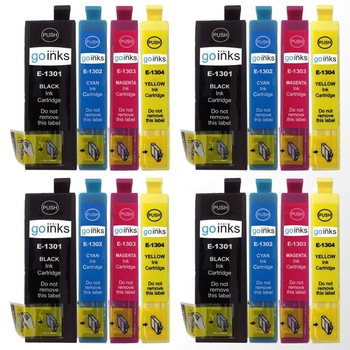 Set 16 Cartuse Compatibile T1301XL/2/3/4 Pentru Epson Stylus Office B42WD /X525WD /SX620FW / BX525WD /BX625FWD / BX925FWD /BX620FWD/BX535WD /BX635FWD/BX935FWD/WF-7015/WF-7525/WF-7515/SX535WD / BX630FW/WF-3540DTWF/WF-3530DTWF/WF-3520DWF/WF-3010DW Set 16 Cartuse Compatibile T1301XL/2/3/4 Pentru Epson Stylus Office B42WD /X525WD /SX620FW / BX525WD /BX625FWD / BX925FWD /BX620FWD/BX535WD /BX635FWD/BX935FWD/WF-7015/WF-7525/WF-7515/SX535WD / BX630FW/WF-3540DTWF/WF-3530DTWF/WF-3520DWF/WF-3010DW