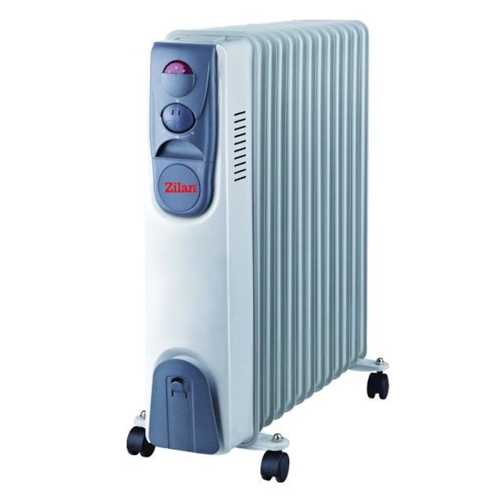 ZILAN ZLN-2135 elektromos radiátor, 2500 W, 3 fokozat, állítható termosztát