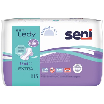 Pachet 2 seturi de Absorbante femei, Seni Laidy Extra15 Buc/Pachet Pachet 2 seturi de Absorbante femei, Seni Laidy Extra15 Buc/Pachet