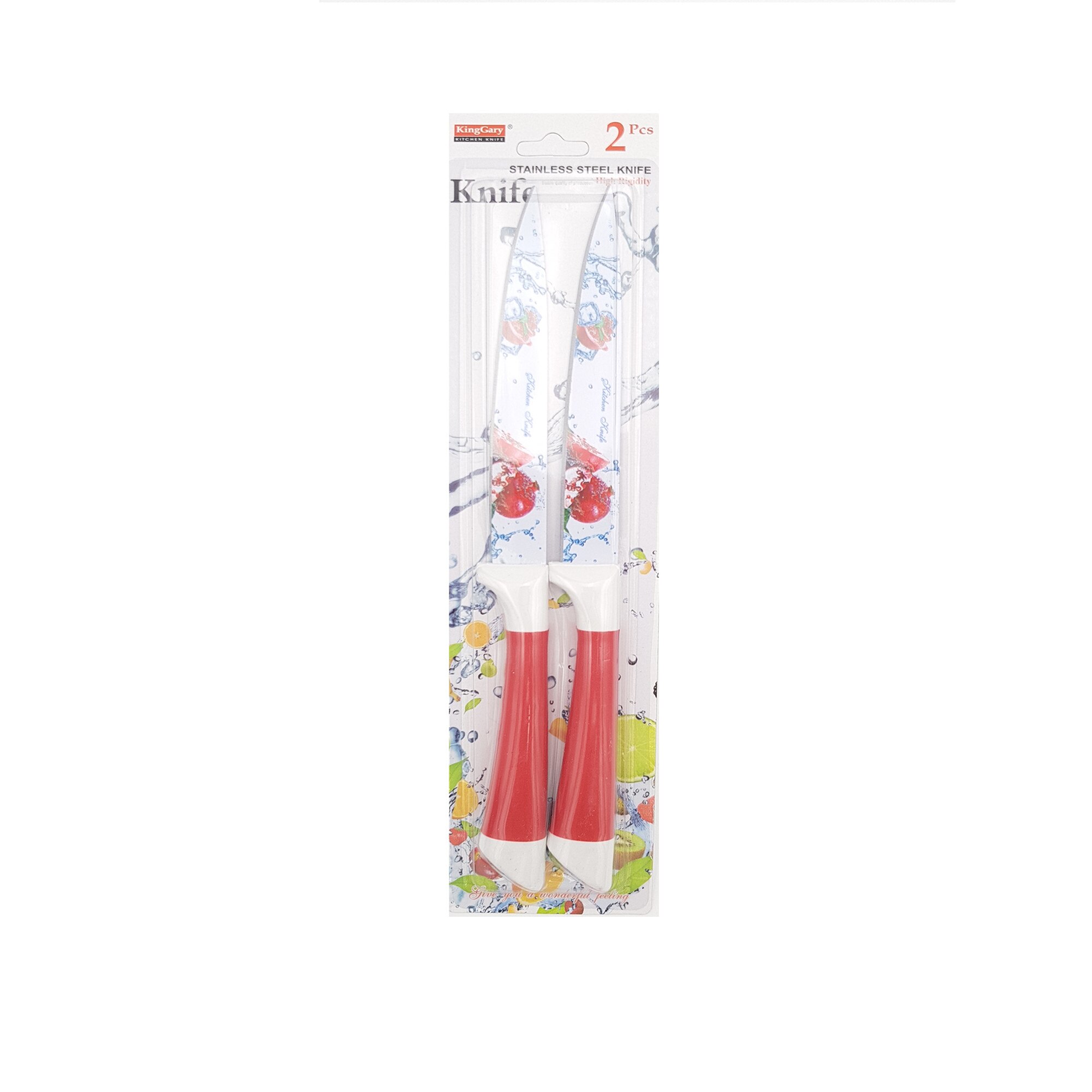 Set 2 cutite colorate,24 cm, rosu