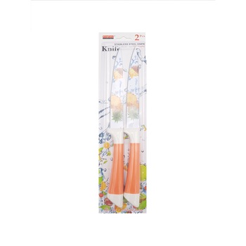 Set 2 cutite colorate,24 cm, portocaliu Set 2 cutite colorate,24 cm, portocaliu