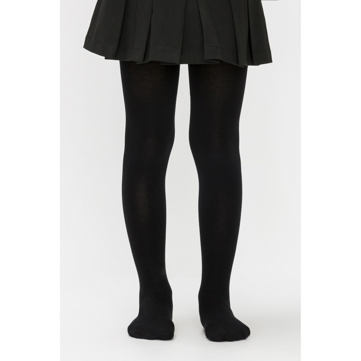 Dres pentru copii Panty Bamboo, Penti, Fibre de bambus, DEN 100, Negru, 2-3 ani