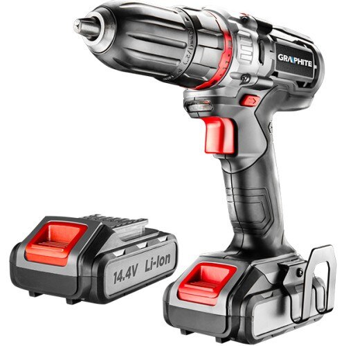 Masina de gaurit, insurubat cu 2 acumulatori, GRAPHITE, 58G216, 14,4V DC , 42Nm