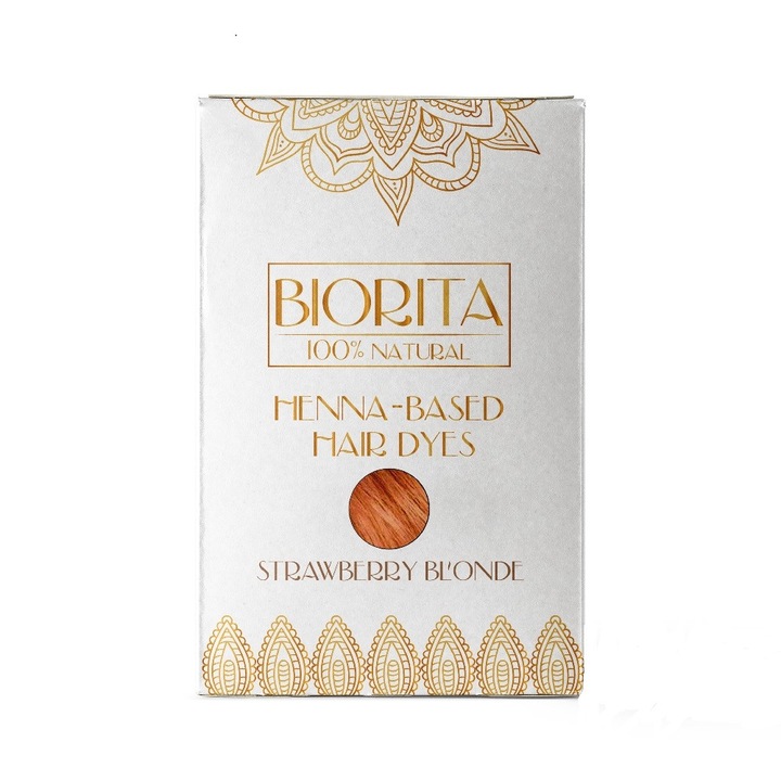 Vopsea de par Henna Biorita Strawberry Blonde 100g
