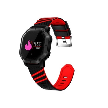 Ceas Bratara fitness Smartwach MagStar SportKing 5, Moniorizare Ritm Cardiac, Pedometru, Sedentarism, Monitorizare Puls IP68 Waterproof editie 2018, Rosu Ceas Bratara fitness Smartwach MagStar SportKing 5, Moniorizare Ritm Cardiac, Pedometru, Sedentarism, Monitorizare Puls IP68 Waterproof editie 2018, Rosu