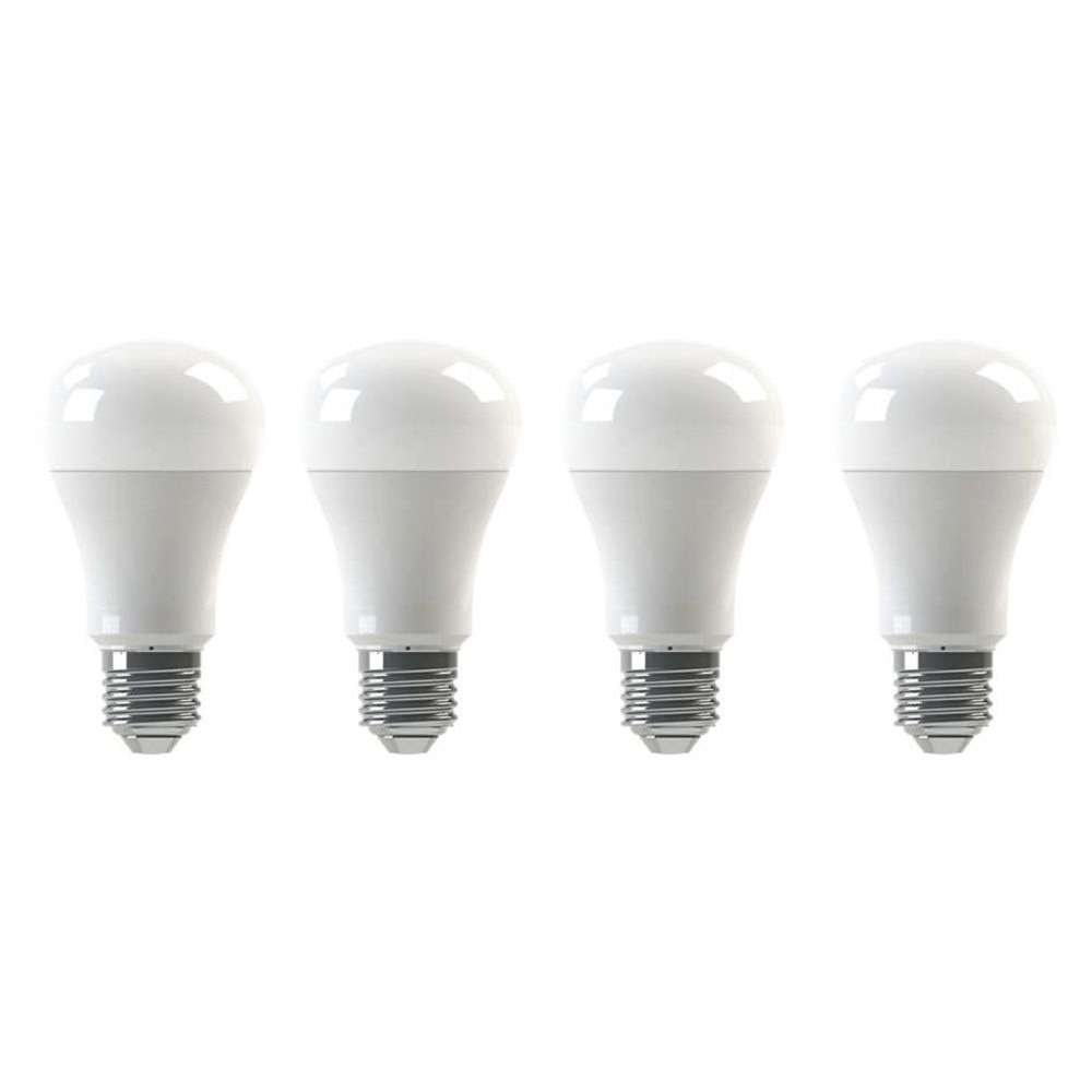 Pachet 4 buc LED General Electric clasic ECO, 7W (60W), E27, 600 lm, A+, 10.000 ore, lumina rece, ne-dimabil