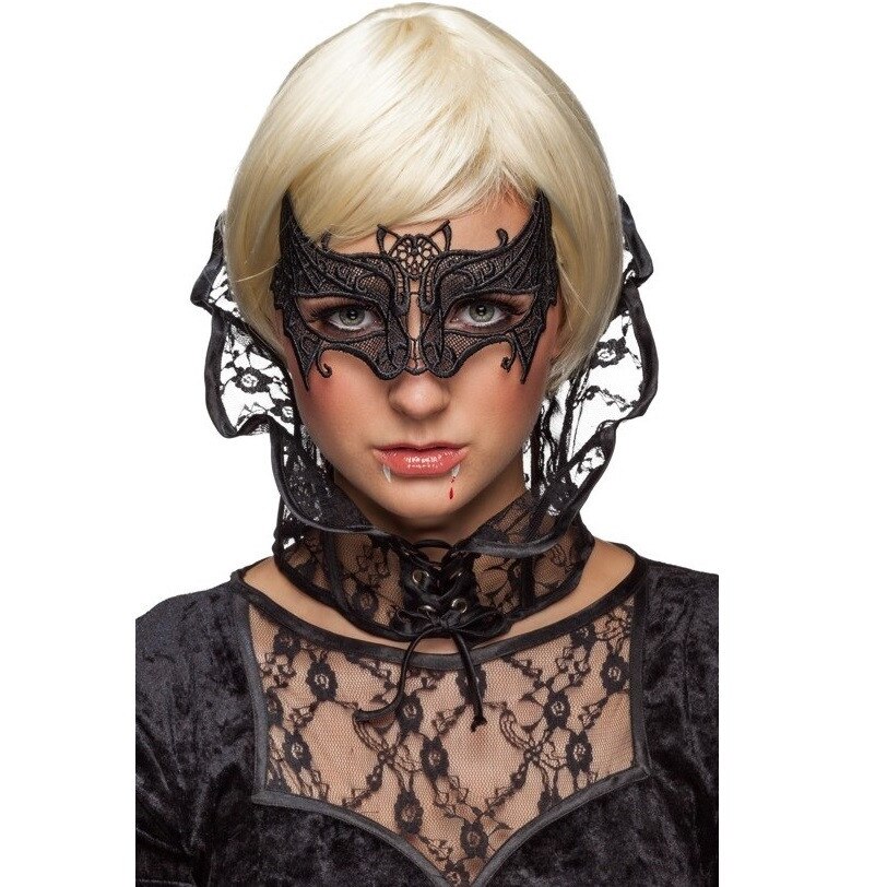 Masca dantelata Halloween Clubman model liliac