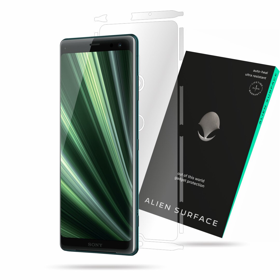 Folie Alien Surface, Sony Xperia XZ3, protectie spate, laterale