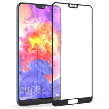 Folie sticla pentru Huawei P20 Neagra Folie sticla pentru Huawei P20 Neagra