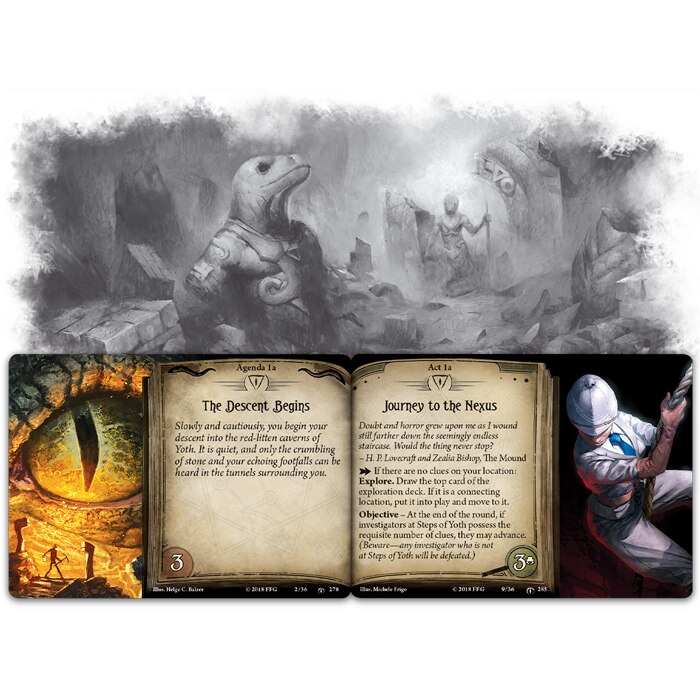 Yoth Programm Card Игра Arkham Horror: The Card Game - The Depths of Yoth Mythos Pack ...