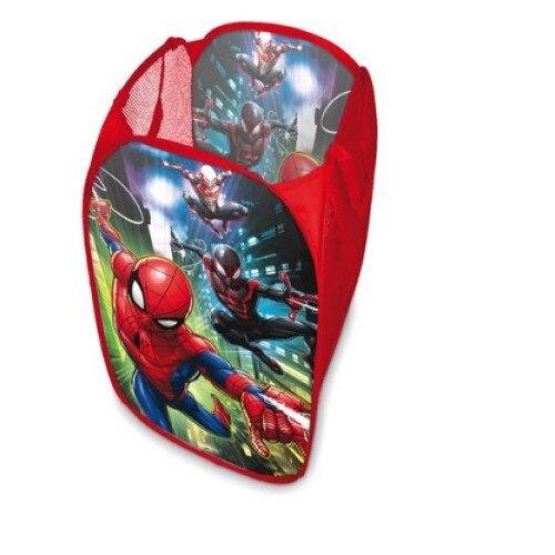 Cos textil Spiderman pentru jucarii,rosu