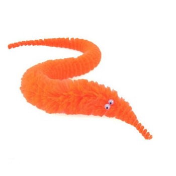 Jucarie de plus twisty worm portocaliu Jucarie de plus twisty worm portocaliu