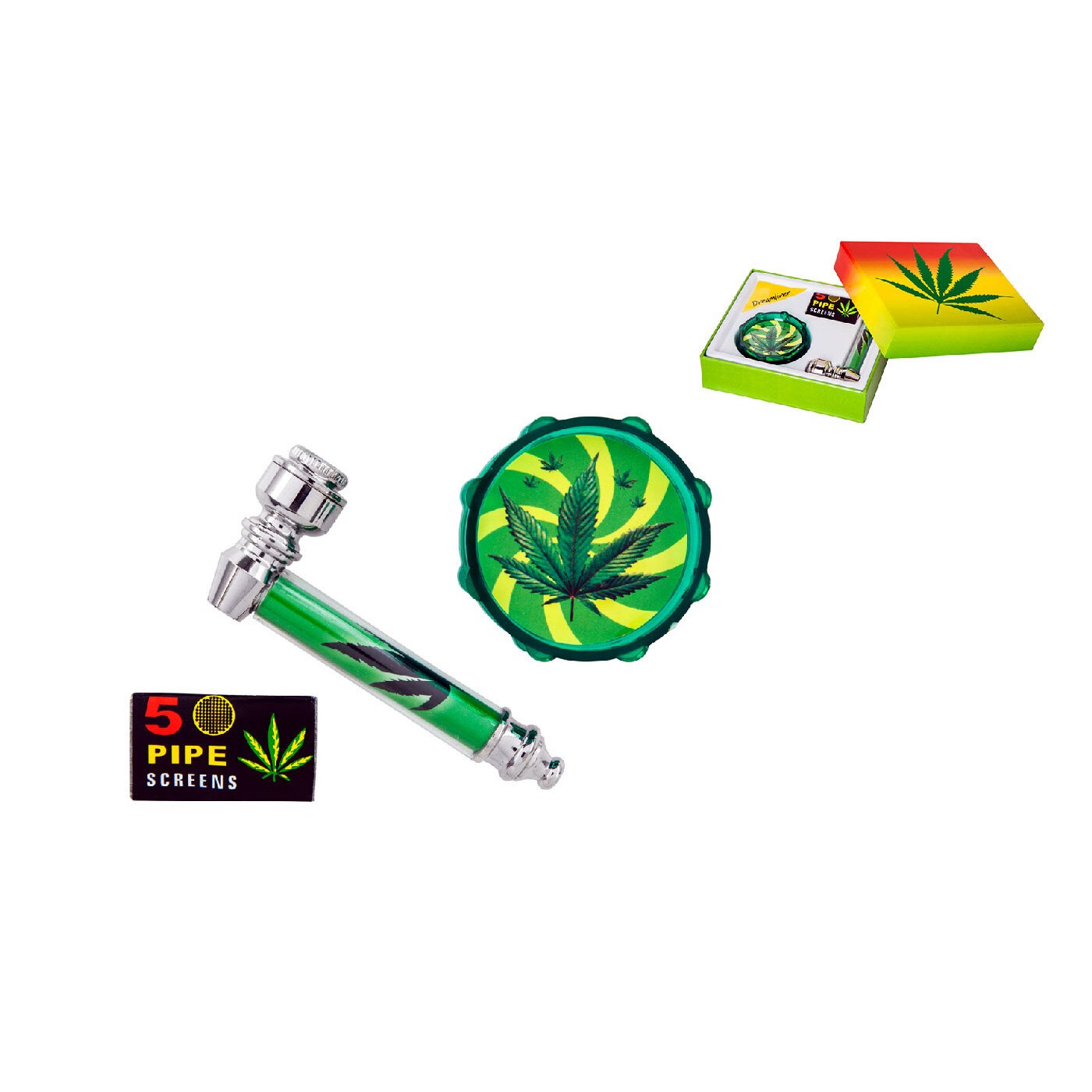 Set cadou grinder pipa 340660