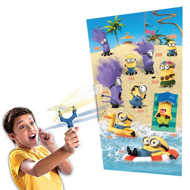 Фигурки Minion– летящи палачинки с мишена, 23427.