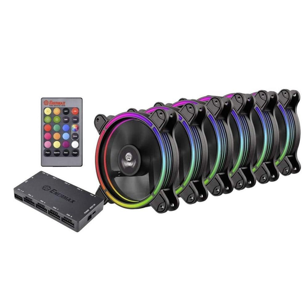Ventilator Enermax 6 Fan Pack T.B. RGB 12 cm x 12 cm x 2,5 cm