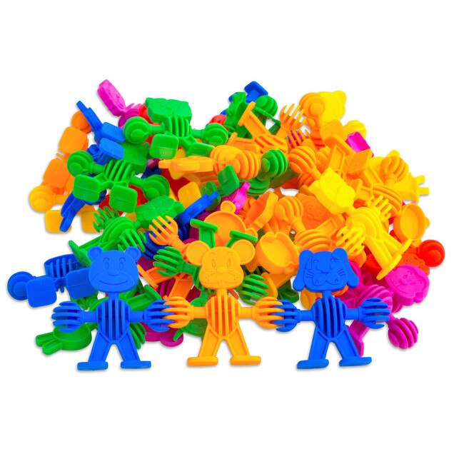 Set Animale Ciudate colorate din plastic moale