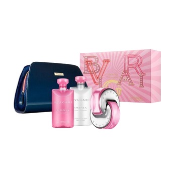 Set Bvlgari, Pink Sapphire, Femei: Apa de Toaleta, 65 ml + Lotiune de corp, 75 ml + Gel de dus, 75 ml + Geanta Set Bvlgari, Pink Sapphire, Femei: Apa de Toaleta, 65 ml + Lotiune de corp, 75 ml + Gel de dus, 75 ml + Geanta