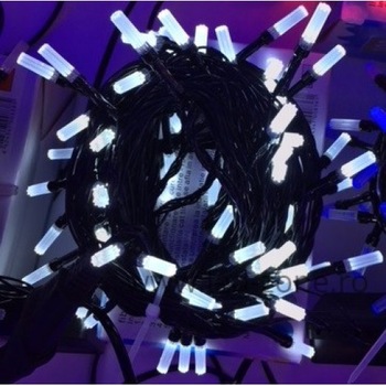 Instalatie de Craciun, 8 m, liniara cu fibra optica Alba rece, 80 leduri, SDX, 5816W Instalatie de Craciun, 8 m, liniara cu fibra optica Alba rece, 80 leduri, SDX, 5816W