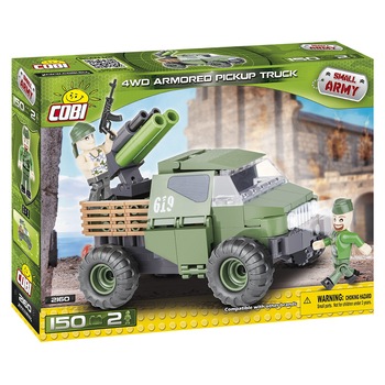 Set de construit Cobi, Small Army, Camion Blindat (145pcs) Set de construit Cobi, Small Army, Camion Blindat (145pcs)