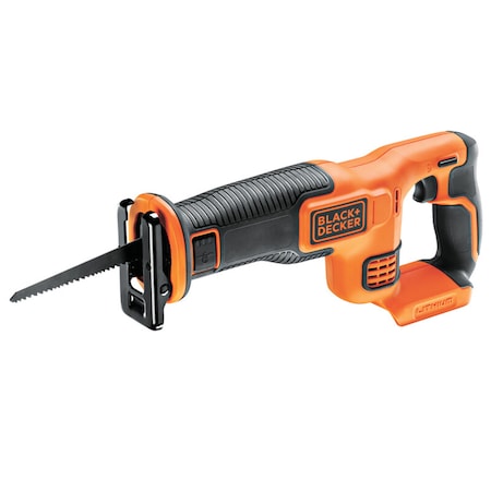 Fierastrau sabie pe acumulator Black & Decker BDCR18N-XJ, 18 V, 3000 curse/min, 15 cm panza fierastrau, fara acumulatoor/incarcator
