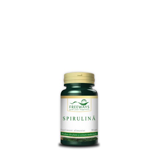 Spirulina, Freeways, Supliment natural, 90 cps