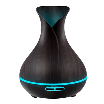 Umidificator cu ultrasunete si aromaterapie Airoma , KS-019D, 7 culori de lumina, Dark Wood Grain + CADOU: ulei de aromaterapie Umidificator cu ultrasunete si aromaterapie Airoma , KS-019D, 7 culori de lumina, Dark Wood Grain + CADOU: ulei de aromaterapie