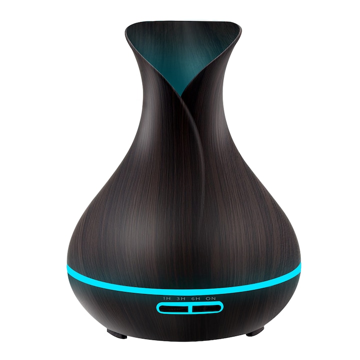 Umidificator incarcare USB 3 in 1 cu proiector cer instelat pulverizare silentioasa 650ml Alb