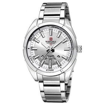 Ceas barbatesc Naviforce afisaj data - argintiu Ceas barbatesc Naviforce afisaj data - argintiu