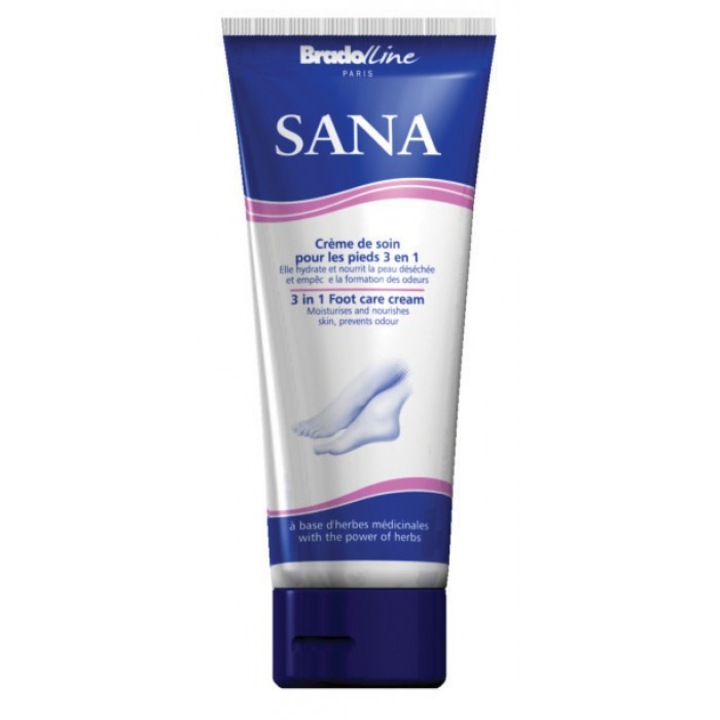 Crema pentru ingrijirea picioarelor Sana 3in1 100 ml