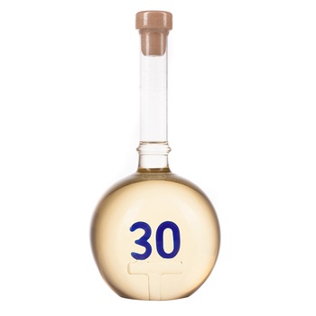 Rachiu de fructe in balon aniversar 30 ani Rachiu de fructe in balon aniversar 30 ani