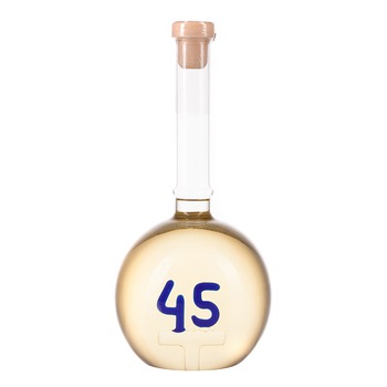 Rachiu de fructe in balon aniversar 45 ani Rachiu de fructe in balon aniversar 45 ani