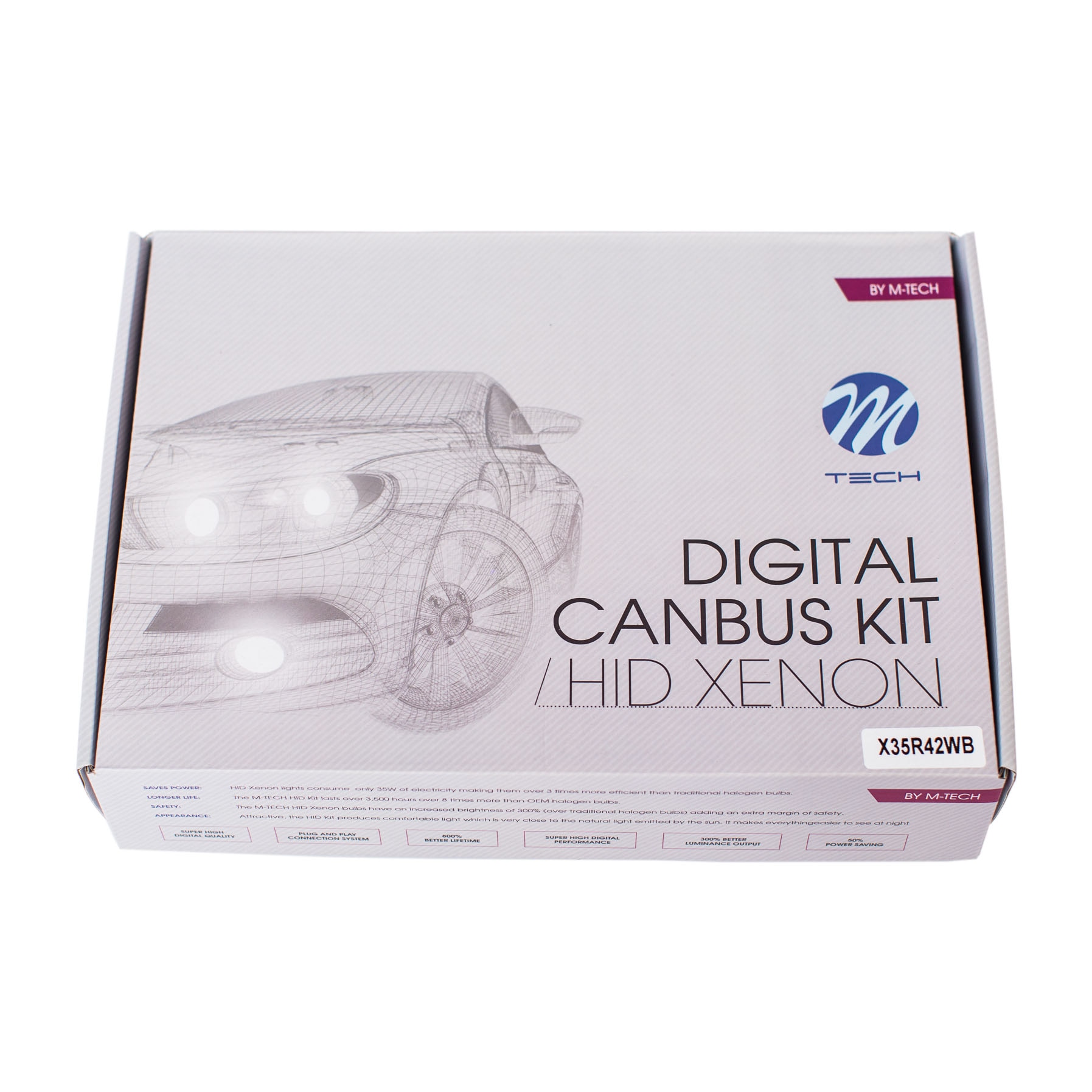 Instalatie Kit xenon Canbus Digital 35W H7 6000k 9-16V