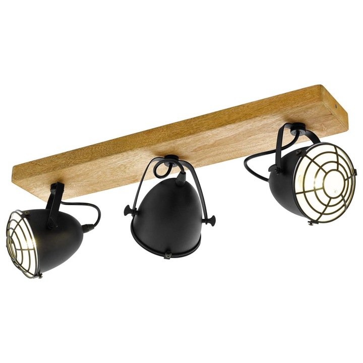 Aplica/ Lampa spot Eglo GATEBECK 3becuri /40W/230V reglabila vintage