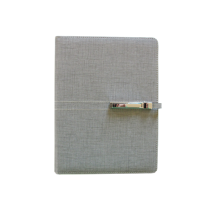 Недатиран дневник А5 с катарама и механизъм 6 халки Trend сив 13650670