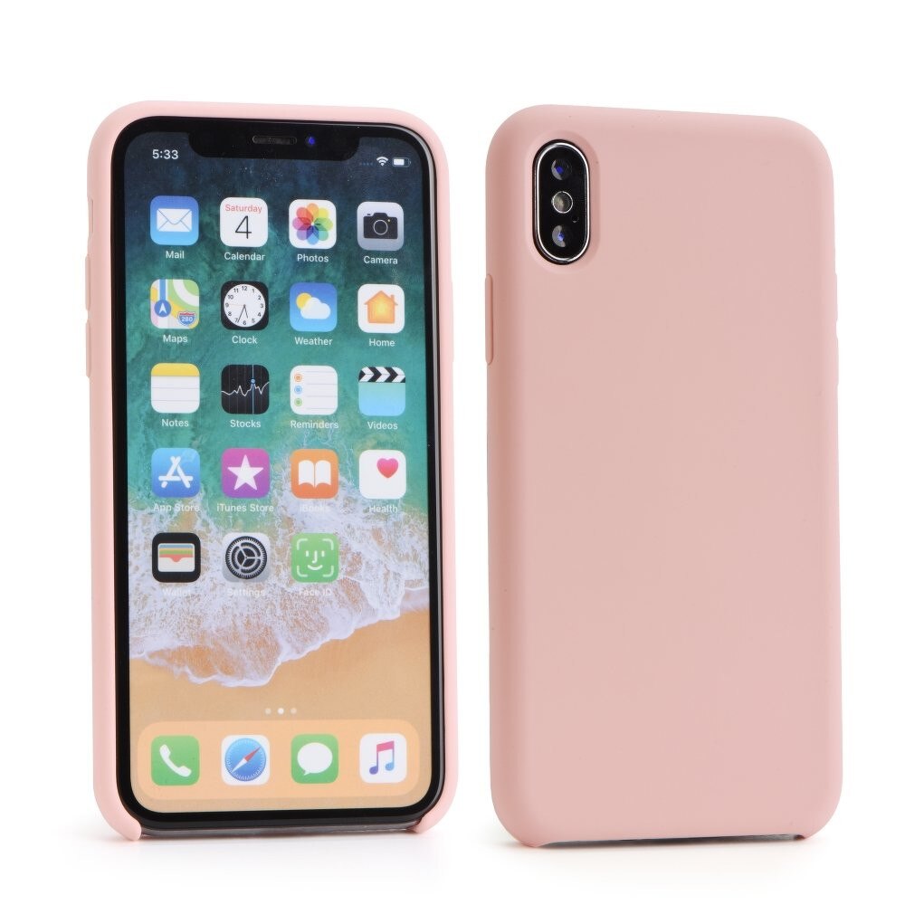 Husa Forcell Silicone pentru Apple iPhone XR, Roz