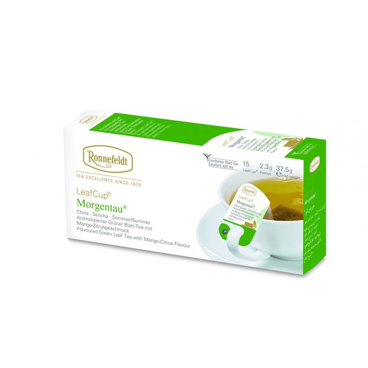 Ceai verde Leafcup® Morgentau®, Ronnefeldt