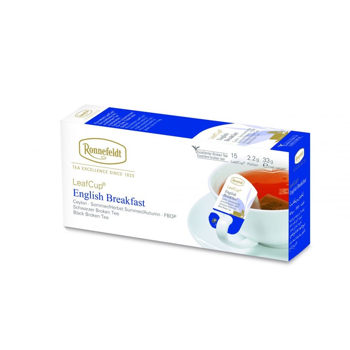 Черен чай Leafcup® English Breakfast, Ronnefeldt