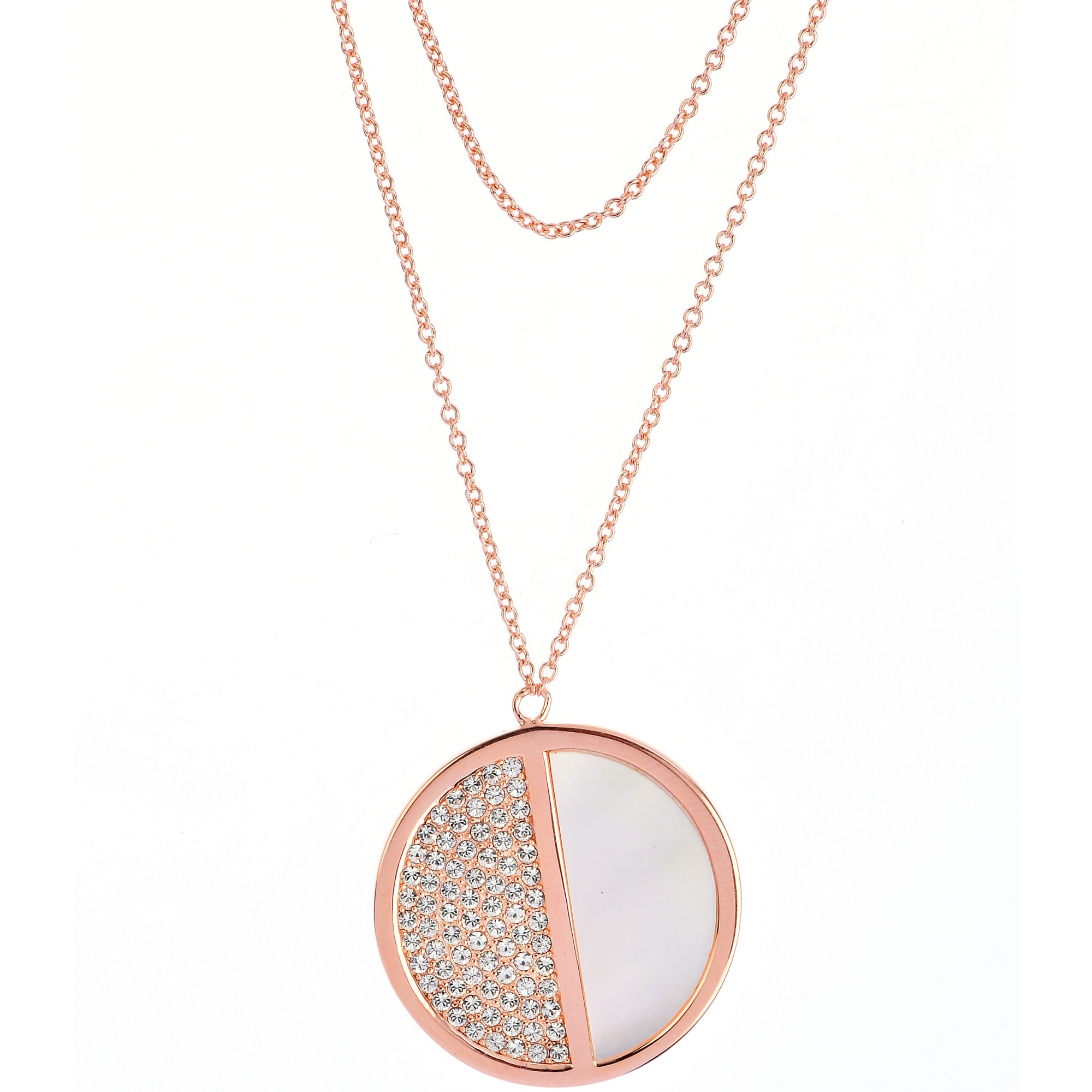 Colier Country din argint 925 placat cu aur roz 18 K