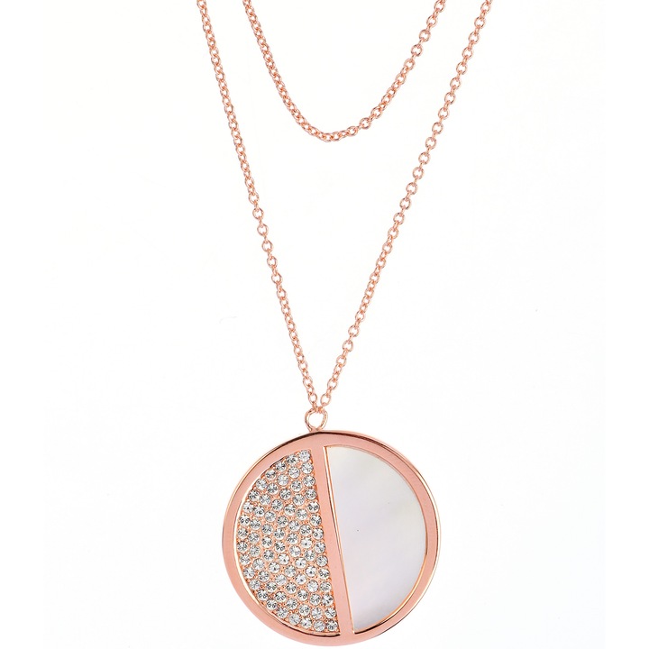 Colier Country din argint 925 placat cu aur roz 18 K