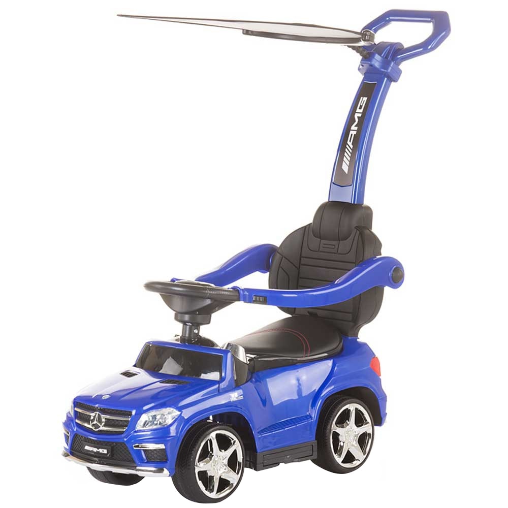 Masinuta de impins Chipolino Mercedes Benz GL63 AMG blue cu copertina