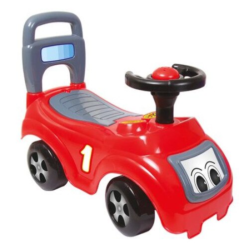 Premergator Baby iMK, model Dolu Sit'n Ride, cu claxon, rosie