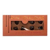 tableta ciocolata cu lapte amp amarena guilty pleasure contine ciocolata cu lapte 336 masa cacao si cirese negre amarui confiate 100 gr 1 buc imagen 13_0_
0