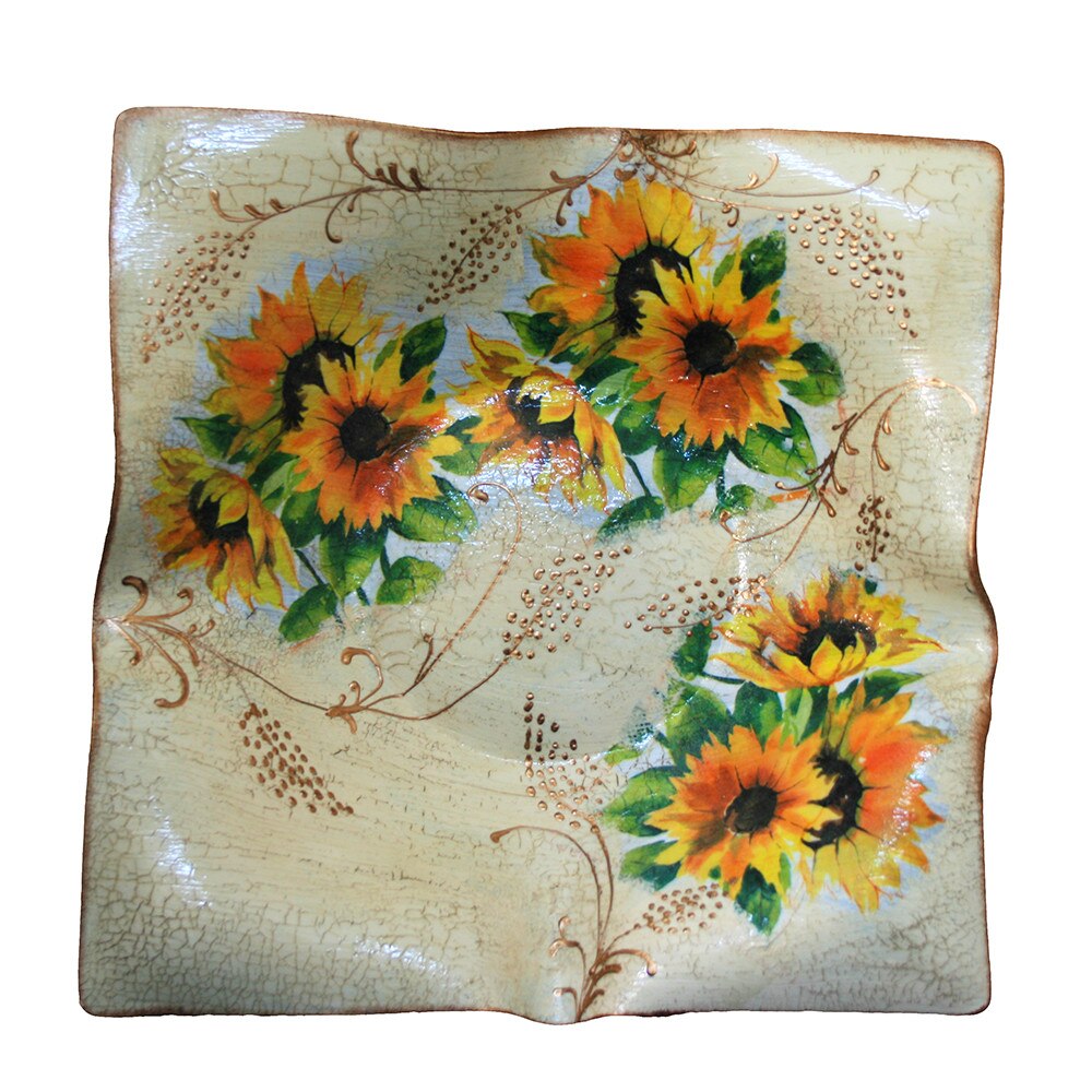 Platou Ptr, Colectia Vintage, Model Sunflowers