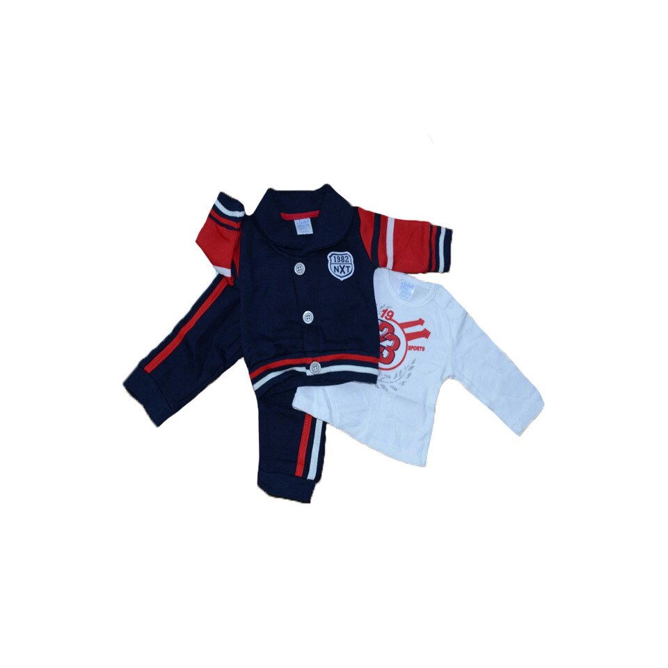 Compleu 3 piese baieti, Vitamins, Bleumarin